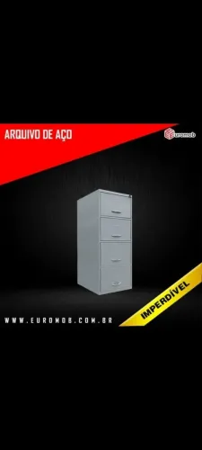 ARQUIVO DE AÇO 4 GAVETAS - EUROMOB