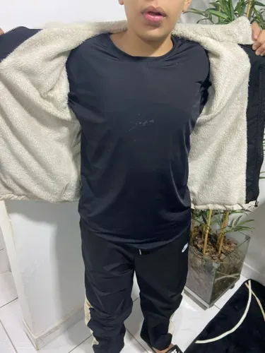 Conjunto de frio peluciado