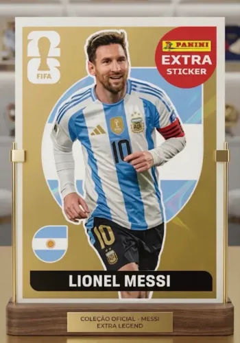 Figurinha Legend Messi Ouro