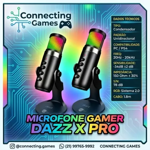 Microfone condensador Dazz