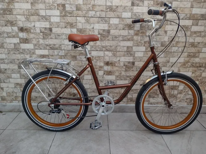 Bicicleta retro aro 24 nuvenzinha ultra conforto