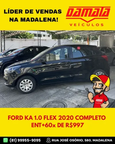 Ford KA 1.0 Se/se Plus Tivct Flex 5P 2020