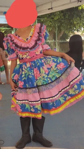 Vestido junino infantil 