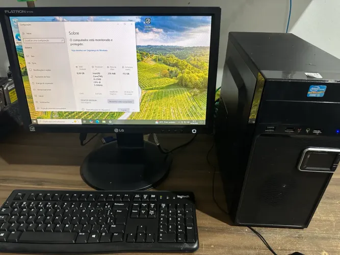 Computador Monitor 22pol led dell i5 loja com garantia entrega com hdmi