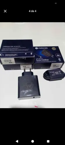 ? Carregador Motorola Turbo 168 Duo USB-C - Carregamento Rápido! ?
