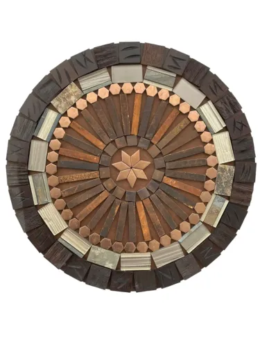 Mandala Pedras Mosaico