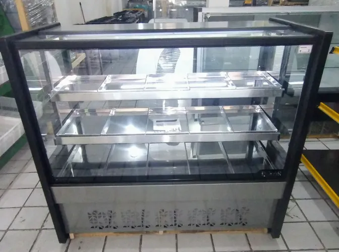 BALCÃO VITRINE ESTUFA 1.25 METRO POLAR