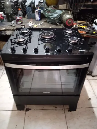 Fogão itatiaia 5 bocas automático mesa de vidro muito conservado 3396-8084 