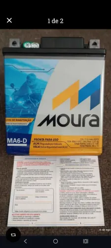 Bateria Moura MA6-D