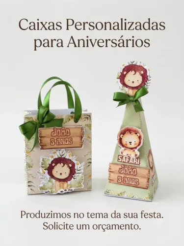 Lembrancinhas Personalizadas para Festa Infantil - Qualquer Tema