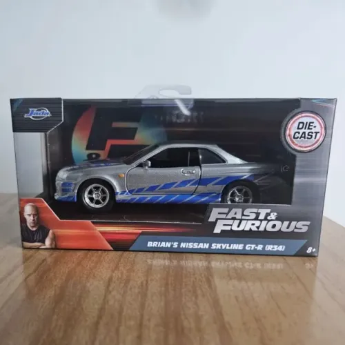 Velozes e Furiosos Brian's Nissan Skyline GT-R - Jada Toys 1/32