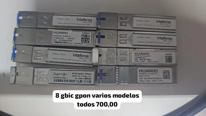 10 gbic gpon varios modelos 600