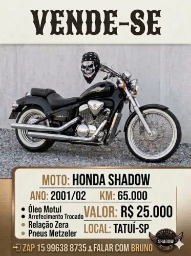 Moto pra pessoas exigente toda no cromo