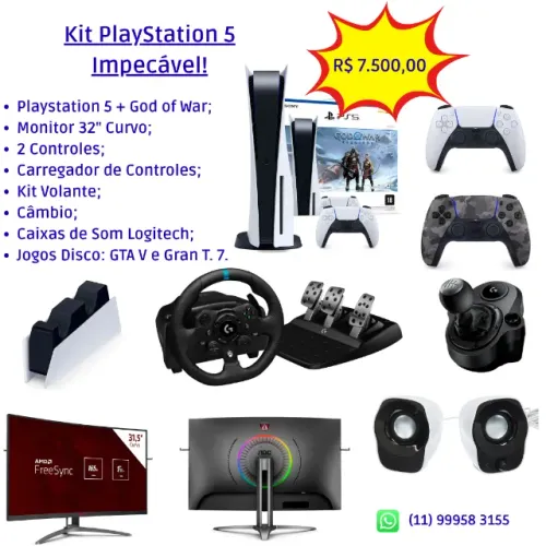 PlayStation 5 - Kit Impecável