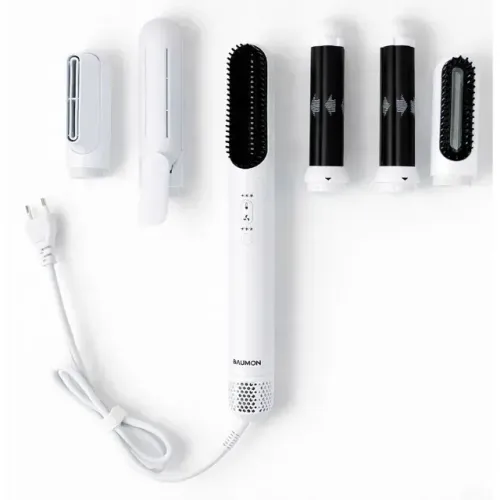 Secador E Modelador Baumon 5 em 1 127V 1200W Branco