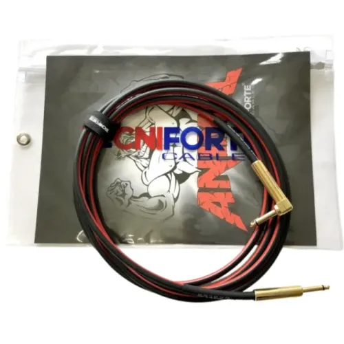 Cabo Tecniforte Animal 4,58m P10 Reto L Ouro Agudos High Plug P10 P10L 15 ft Guitarra