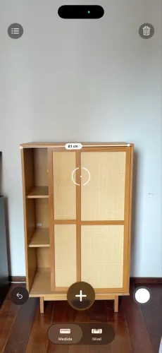ESTANTE 2 PORTAS DE CORRER COM PALHINHA 80 CM X 1,33 M PALHANDI