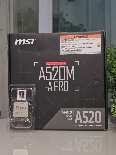 Kit AMD A520M MSI + Ryzen 5 5500X3D
