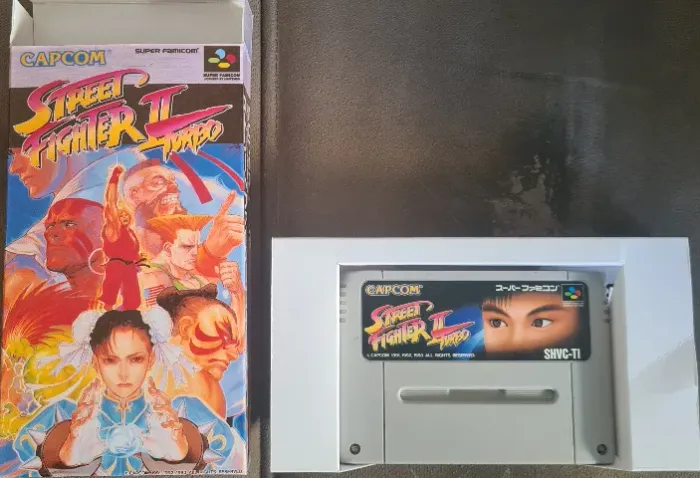 Street Fighter 2 Turbo Super Famicom Original Na Caixa