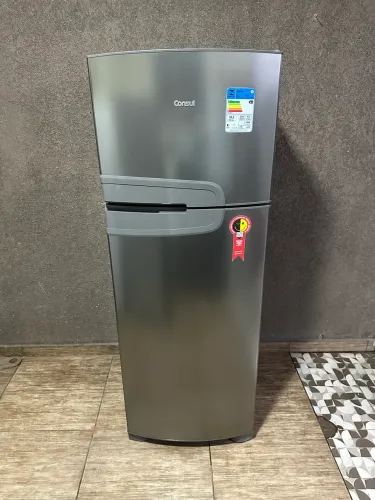 Geladeira inox top
