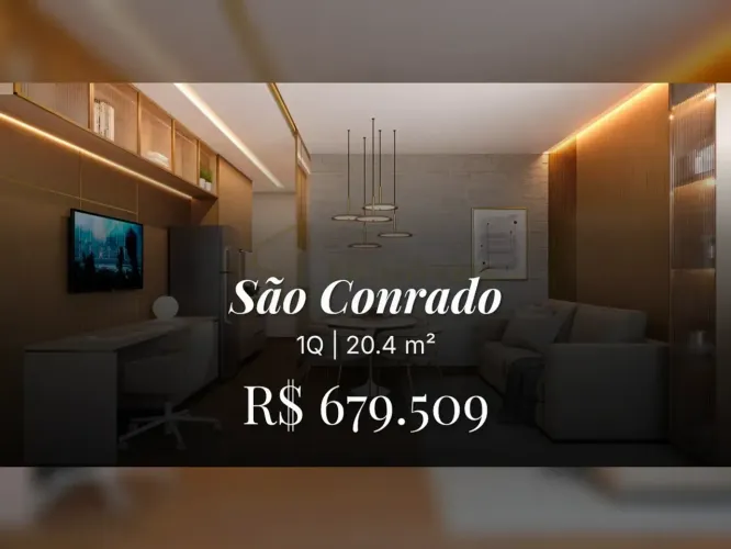 Aproveite a vida à beira-mar: Studio moderno em São Conrado, Vila Velha!