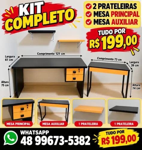 VENDO KIT COMPLETO POR APENAS R$ 199,00! ?