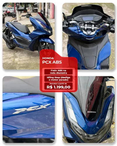 HONDA PCX ABS AZUL SCOOTER 2026 ZERO KM