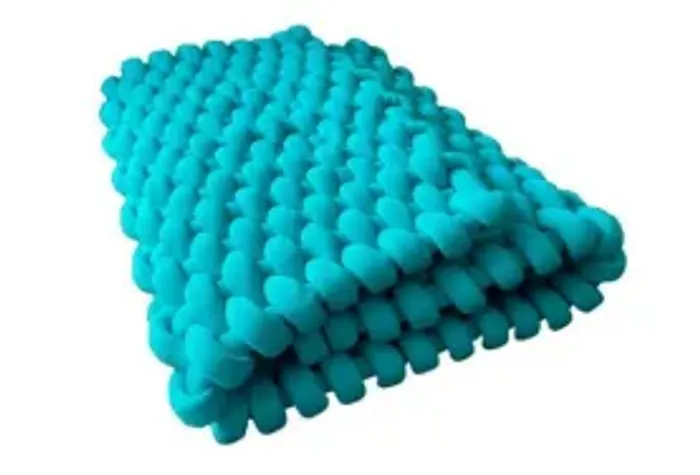 Tapetes flutuantes Tricô Náutico Azul Turquesa Eco Flame
