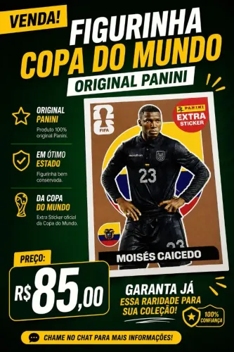 Figurinha legend bronze Moisés Caicedo