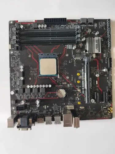 Kit com placa mãe Asus PRIME B450M-GAMING/BR (com caixa) e processador Ryzen 5 3600