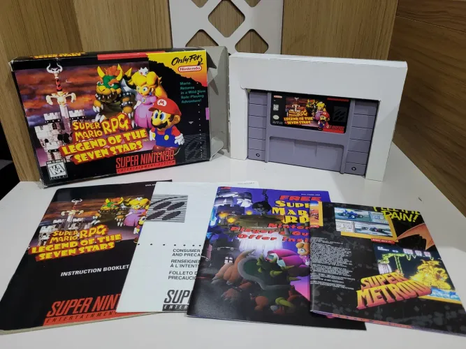 Mario rpg snes super nintendo original cib