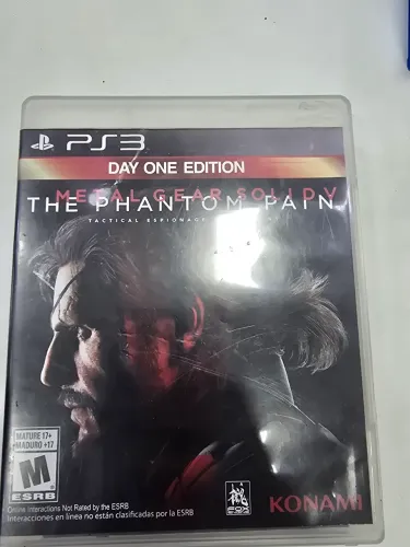 Metal gear solid v the phantom pain ps3 raro completo com mapa