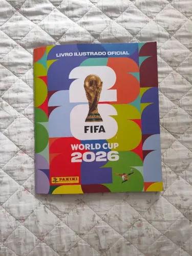 Álbum completo copa do mundo 2026 capa mole novo