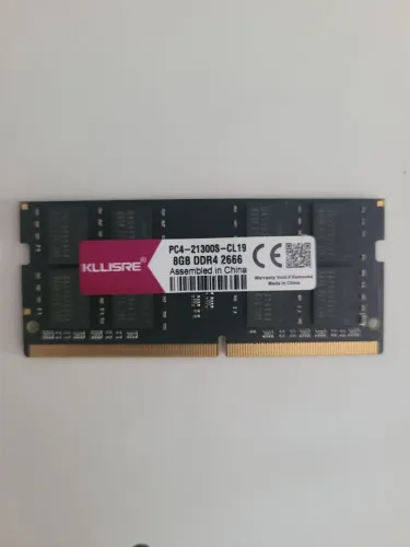 Memória RAM Notebook 8GB DDR4 2666MHz Kllisre SO-DIMM PC4-21300S