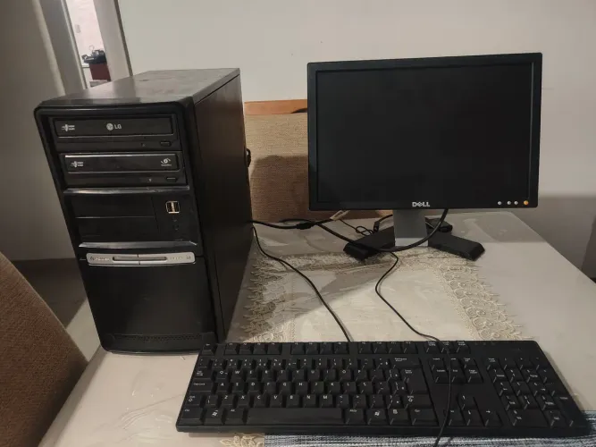 Computador Dell core 2 quad 4gb + monitor Dell
