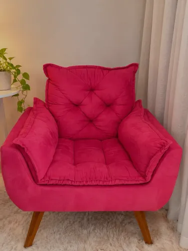 POLTRONA ROSA À VENDA