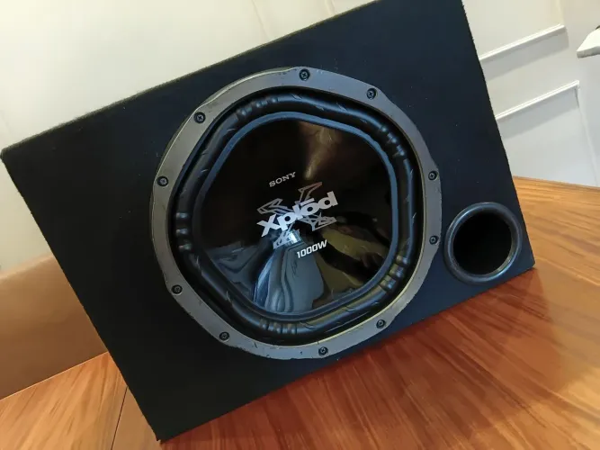 SUBWOOFER SONY XPLOD 12? - 1.000 W + CAIXA DUTADA
