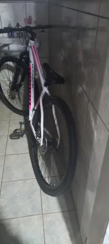Bicicleta feminina rosa
