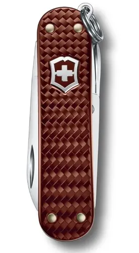 Canivete Victorinox Classic Precious Alox Hazel Brown 5 funções