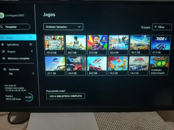 Xbox one s all digital + 1 monitor portátil usb