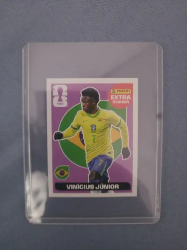 Figurinha Extra Sticker Vinicius Junior