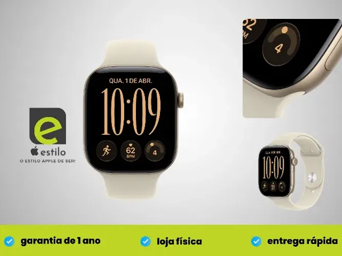 Apple Watch Series 12 GPS 42mm - Novo - Loja Física