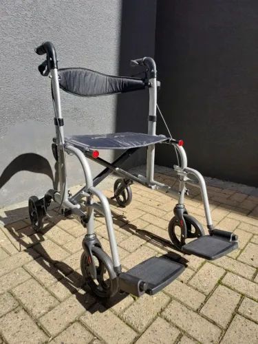 ANDADOR + CADEIRA DE RODAS 2 EM 1