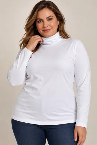 Camiseta feminina tam G / GG branca Best Connections