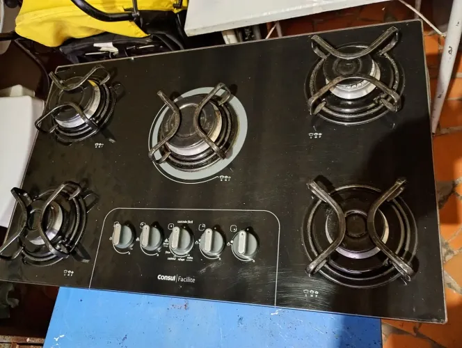 Fogão Cooktop 5 bocas