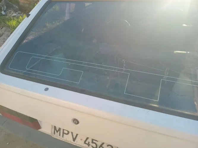 Vidro traseiro gol gt 86 original vendo