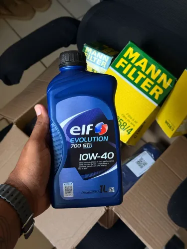 Kit Óleo ELF 10w40 Filtros Mann troca de óleo