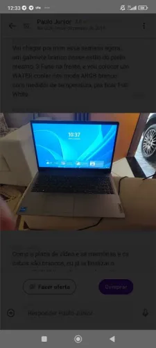Nootbook lenovo I5 vídeo integrada 16 RAM 256hd 