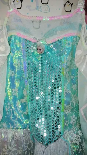Vestido fantasia da Frozen infantil