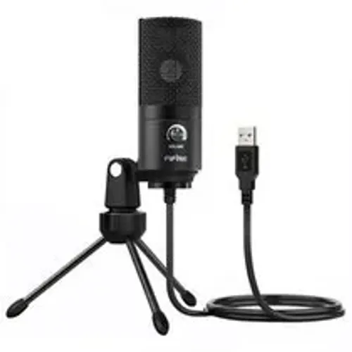 Microfone USB Fifine K669B preto ? Original e lacrado